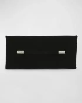 Бархатный клатч Ava TOM FORD, цвет Black