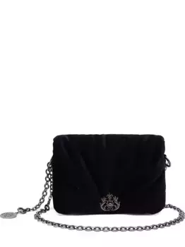 Бархатный клатч Isla, черный