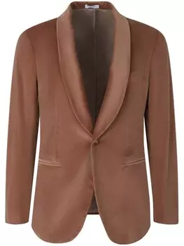 Бархатный пиджак Boglioli, коричневый