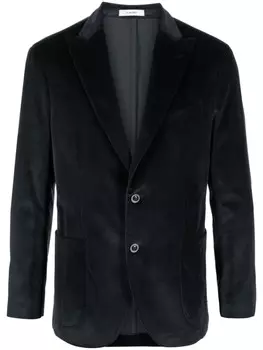 Бархатный пиджак Boglioli, зеленый