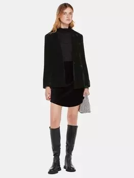 Бархатный пиджак Olivia Whistles, черный