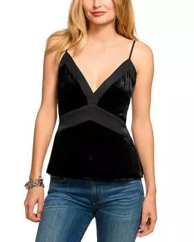 Бархатный топ Ramy Brook Otis, черный