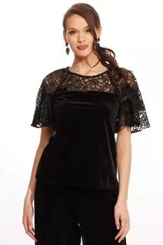 Баркер Топ EVA FRANCO, черный