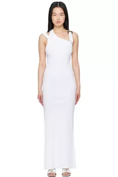 Барокко бакле макси-платье Versace Jeans Couture, мультиколор