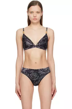 Барокко бра Versace Underwear, черный