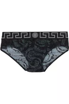 Барокко трусы Versace, черный