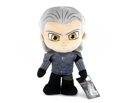 БАРРАДО Ведьмак - Ведьмак 28 см - Цирилла, Геральт, Йеннифэр - Супер мягкое качество (28 см, Геральт) Inna marka