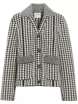 Barrie блейзер в ломаную клетку, черный