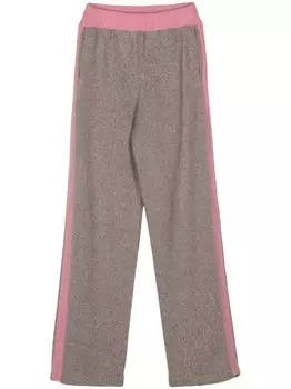 Barrie брюки с полосками, коричневый