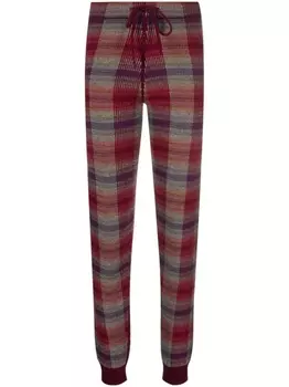 Barrie брюки в клетку, красный