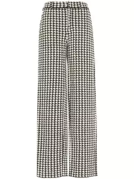 Barrie брюки в ломаную клетку, черный