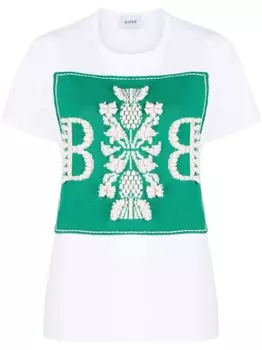 Barrie футболка с нашивкой, белый