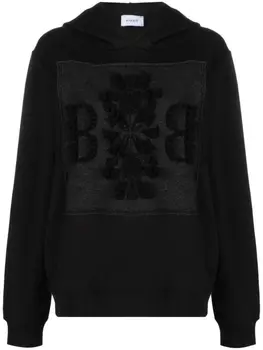 Barrie худи с нашивкой-логотипом, черный