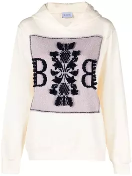 Barrie худи с нашивкой-логотипом, нейтральный цвет