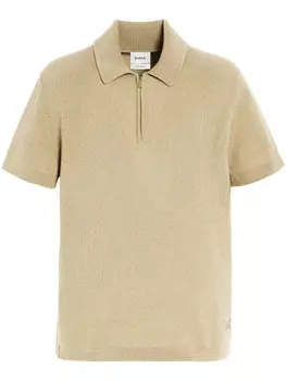 Barrie кашемировая рубашка поло, зеленый