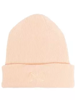 Barrie кашемировая шапка бини в рубчик, оранжевый