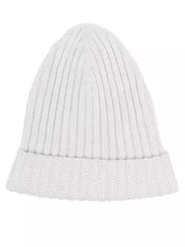 Barrie кашемировая шапка бини в рубчик, серый