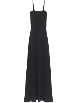 Barrie кашемировое кружевное платье, черный