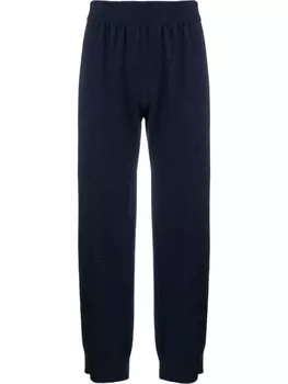 Barrie кашемировые брюки широкого кроя, синий