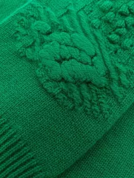 Barrie кашемировые перчатки-митенки, зеленый