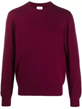Barrie кашемировый джемпер с логотипом, фиолетовый