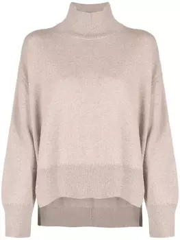 Barrie кашемировый джемпер с высоким воротником, нейтральный цвет