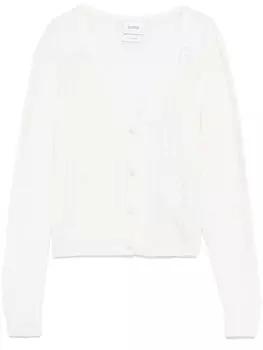 Barrie кашемировый кардиган, белый