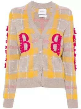 Barrie кашемировый кардиган с логотипом, нейтральный цвет