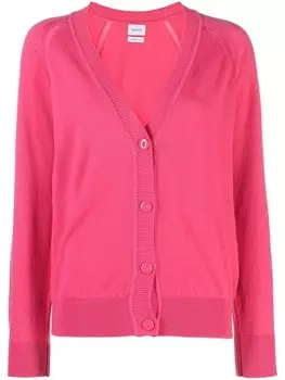 Barrie кашемировый кардиган с V-образным вырезом, розовый