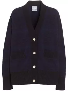 Barrie кашемировый кардиган в клетку тартан, синий