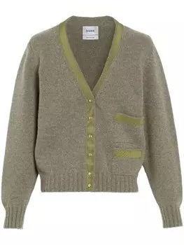 Barrie кашемировый кардиган, зеленый