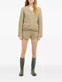 Barrie кашемировый кардиган, зеленый