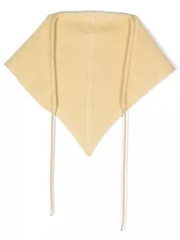 Barrie кашемировый платок с завязками, желтый