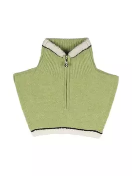 Barrie кашемировый шарф с молнией, зеленый