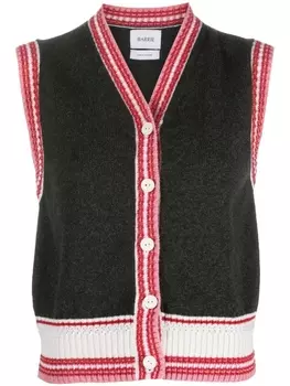 Barrie кашемировый топ без рукавов, зеленый