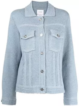 Barrie куртка с контрастной строчкой, синий