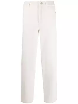 Barrie прямые брюки с завышенной талией, нейтральный цвет