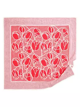 Barrie шарф с цветочным узором, красный