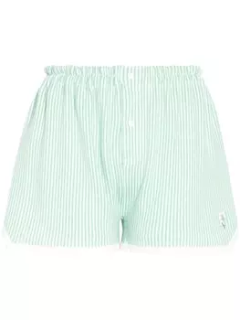 Barrie шорты в полоску, зеленый