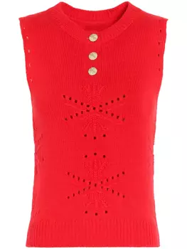 Barrie топ без рукавов, красный