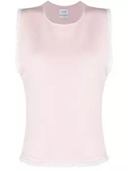 Barrie топ с бахромой, розовый