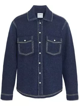 Barrie трикотажная рубашка, синий