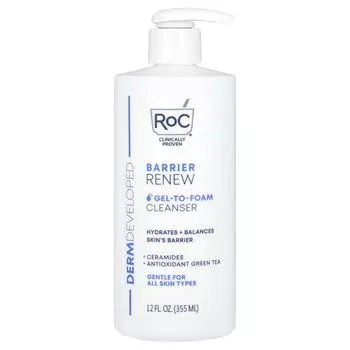 Barrier Renew, очищающее средство для гелевой пены, 12 жидких унций (355 мл) Roc