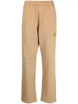 BARROW брюки с логотипом, нейтральный цвет