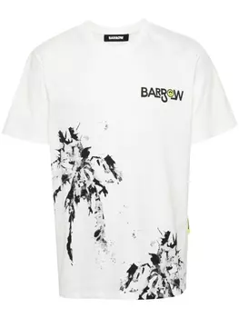 BARROW футболка с логотипом, белый