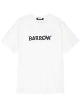 BARROW футболка с логотипом, белый