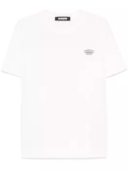 BARROW футболка с логотипом, белый