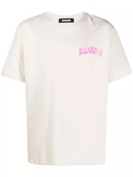 BARROW футболка с логотипом, нейтральный цвет