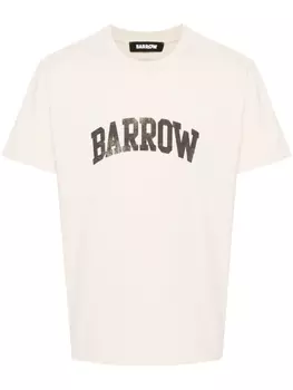 BARROW футболка с логотипом, нейтральный цвет
