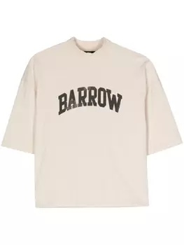 BARROW футболка с логотипом, нейтральный цвет